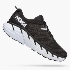 Hoka Men's Gaviota 4 - Black/White - Wide (2E)