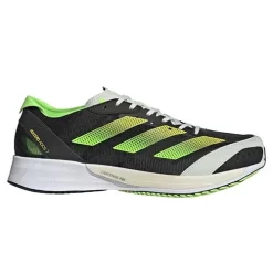 ADIDAS Men's AdiZERO Adios 7 Running Shoe - Core Black/Beam Yellow - Regular (D)