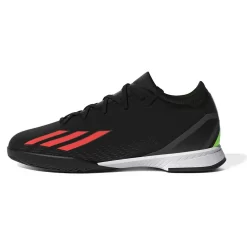 ADIDAS JR X Speedportal .3 IN Soccer Shoe - Core Black/Solar Red/Team Solar Green - Regular (D)